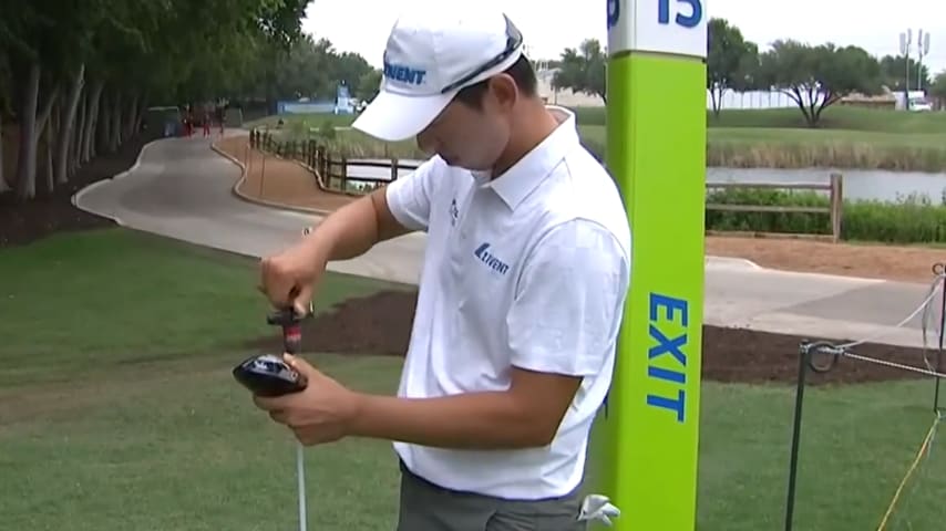 After driver head cracks, Seung-yul Noh shoots 60 at AT&T Byron Nelson