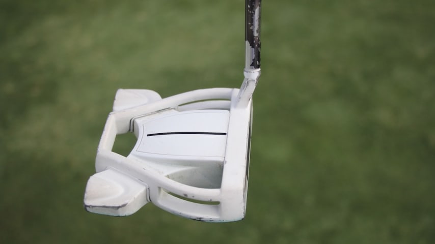 Taylor Montgomery’s TaylorMade Ghost Spider S putter. (GolfWRX)