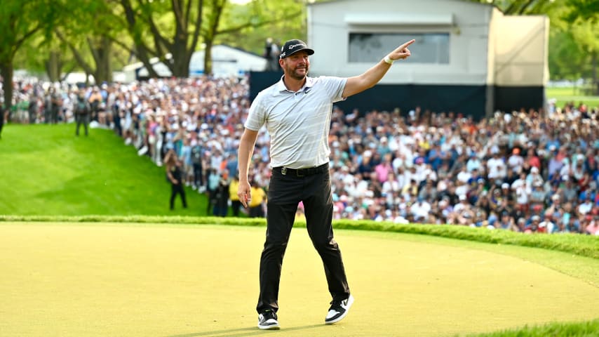 Career club pro makes Sunday ace alongside Rory McIlroy, finishes T15 at PGA Championship 