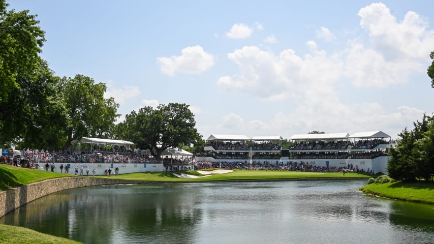 The 13th hole at Colonial Country Club in Fort Worth, Texas. (Ben Jared/PGA TOUR)