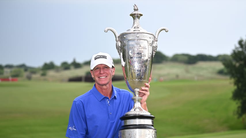 Steve Stricker wins KitchenAid Senior PGA Championship in playoff