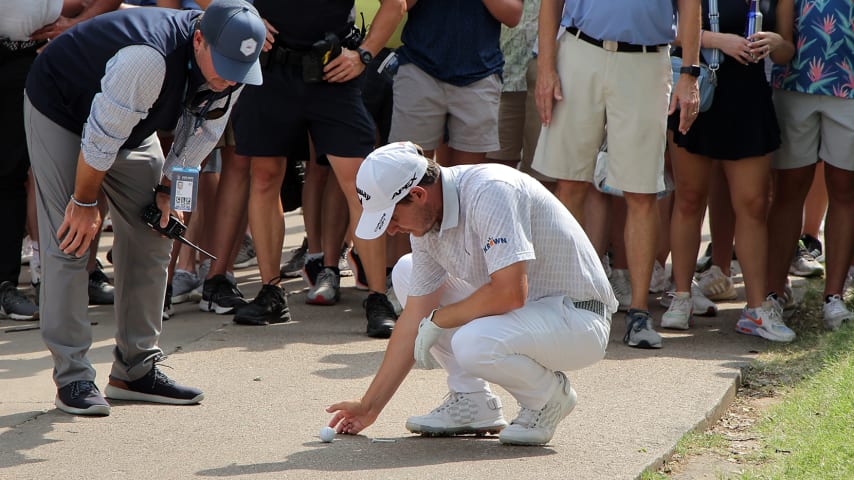 Why Emiliano Grillo could have hit a moving ball at Colonial