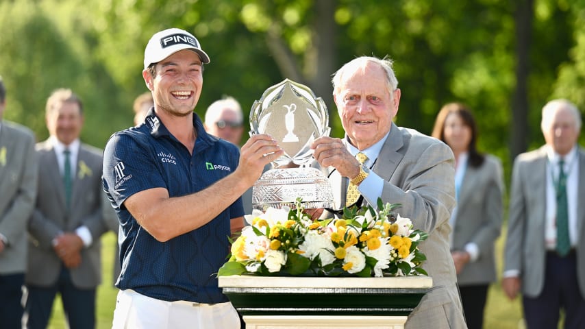 Mature Viktor Hovland wins the Memorial Tournament presented by Workday
