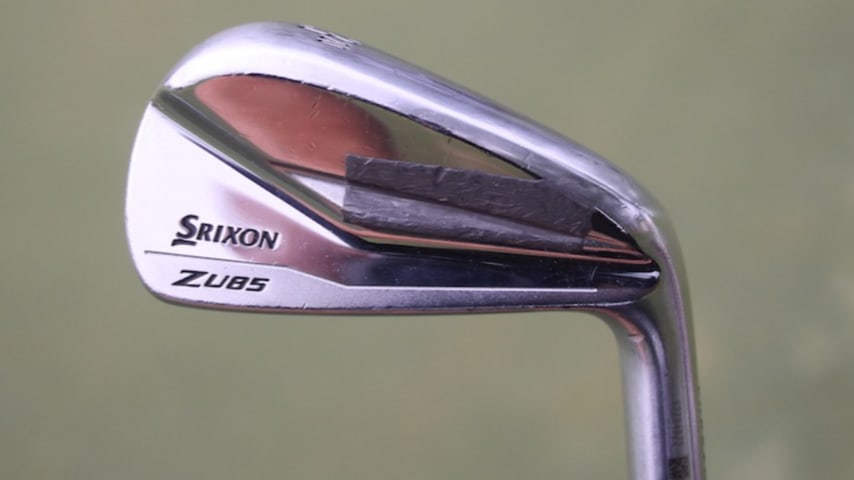 Scottie Scheffler's Srixon ZUB5 iron. (Golfwrx)