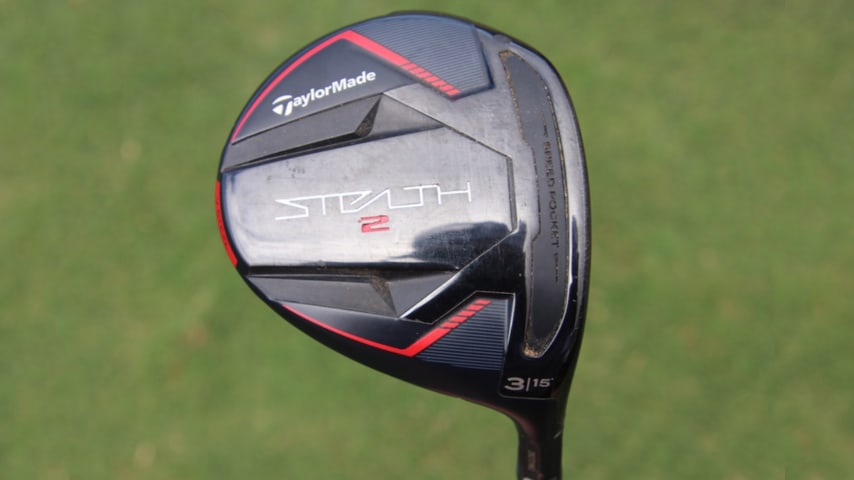 Scottie Scheffler's TaylorMade Stealth 2 3-wood. (Golfwrx)