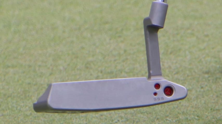 The smooth face on the wider-bodied Scotty Cameron Timeless Tourtype putter. (GolfWRX)