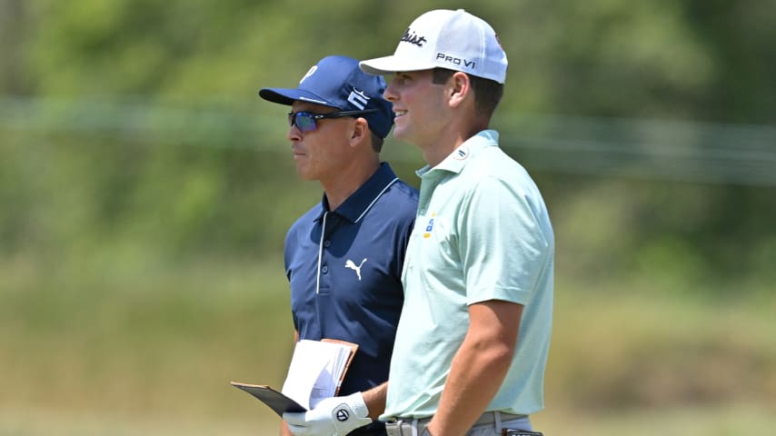 Michael Brennan plays a practice round that Rickie Fowler predicted years ago