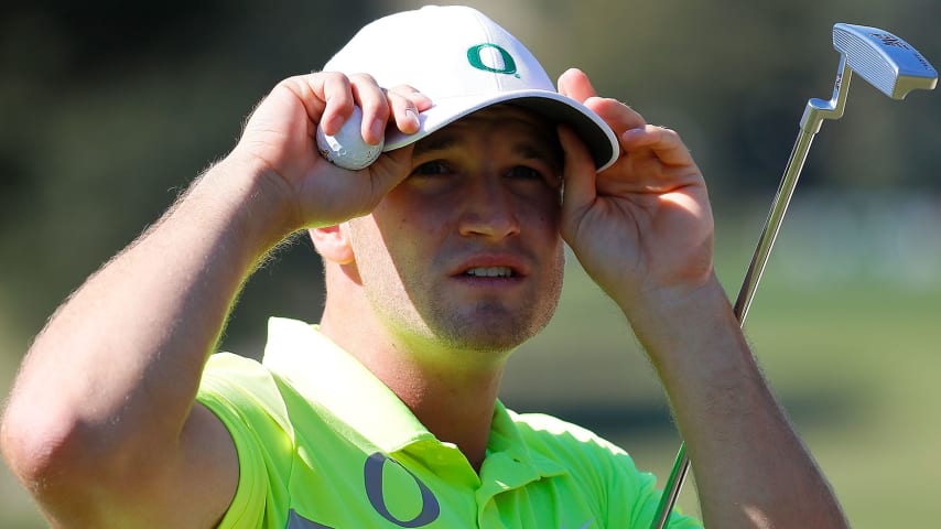 Wyndham Clark was named the 2017 Pac-12 Player of the Year at Oregon and a First Team All-American. (Kevin C. Cox/Getty Images)