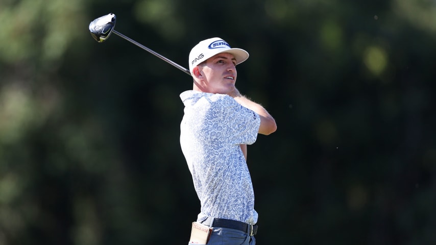 Sam Bennett struggled on the weekend at the U.S. Open, but the recent Texas A&M grad has no shortage of confidence. (Richard Heathcote/Getty Images)