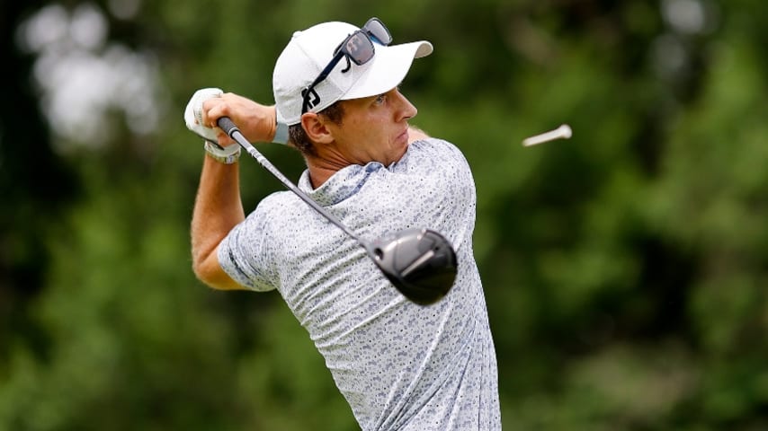 Tim Widing holds lead in suspended second round at the Compliance Solutions Championship