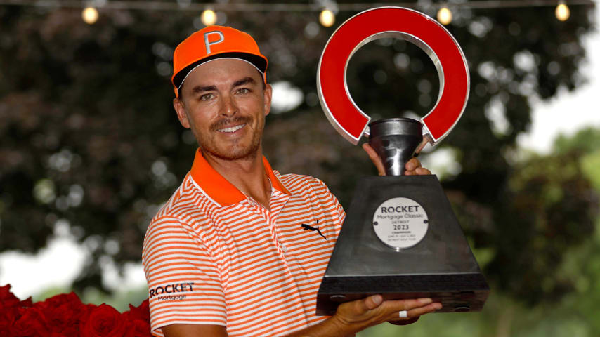 Rickie Fowler’s perseverance rewarded at Rocket Mortgage Classic