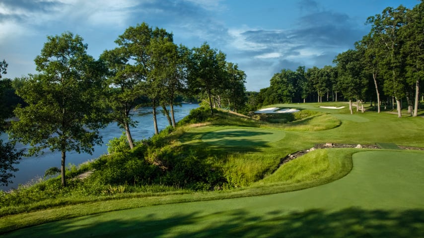 A view of No. 16 at TPC Deere Run. (Andrew Redington/Getty Images)