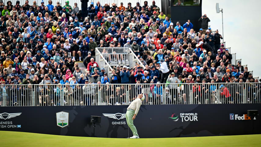 Rory McIlroy finishes with back-to-back birdies to win Genesis Scottish Open