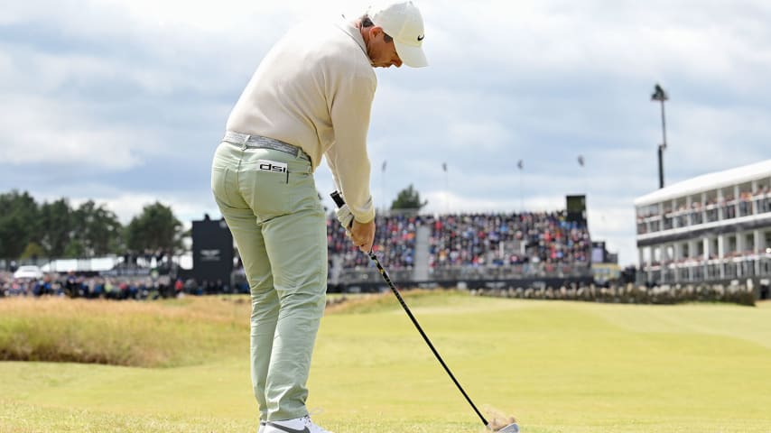 Rory McIlroy switches to a 2-iron for Genesis Scottish Open and tries out a persimmon driver