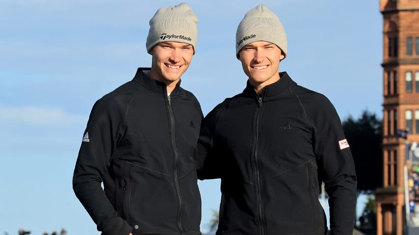 Rasmus and Nicolai Hojgaard become first twins to compete at The Open