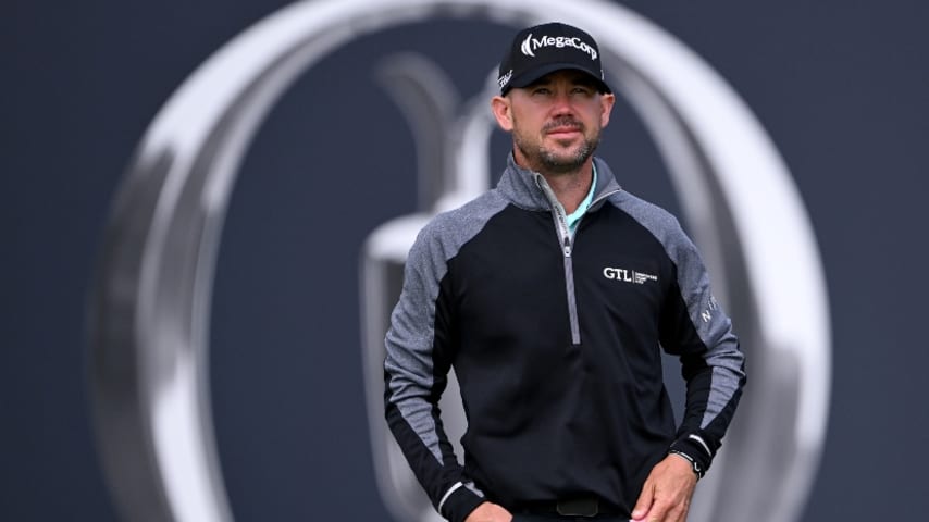 Brian Harman matches 36-hole record to lead by five at The Open Championship