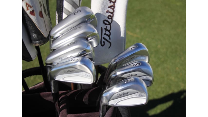 Harman uses Titleist’s 620 CB irons. (GolfWRX)