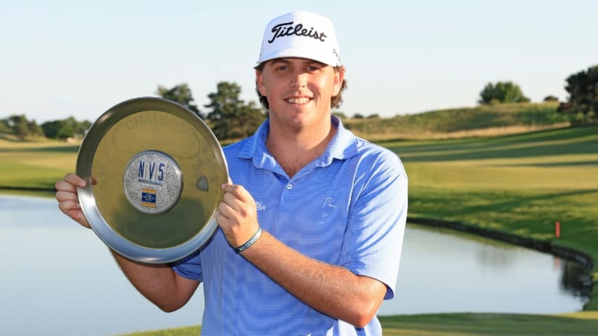 Trace Crowe prevails in thrilling playoff, wins NV5 Invitational