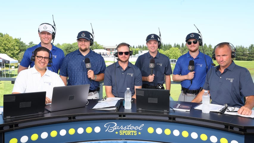 Organized chaos: Behind the scenes of Barstool Sports' live golf broadcast debut at the NV5 Invitational