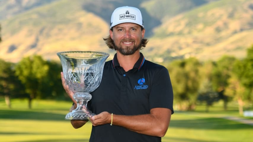 Roger Sloan birdies final two holes to win Utah Championship