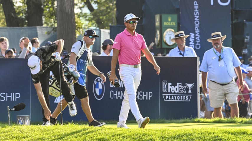OLYMPIA FIELDS, ILLINOIS - AUGUST 17:  during the first round of the BMW Championship, the second event of the FedExCup Playoffs, on the North Course at Olympia Fields Country Club on August 17, 2023 in Olympia Fields, Illinois. (Photo by Keyur Khamar/PGA TOUR via Getty Images)