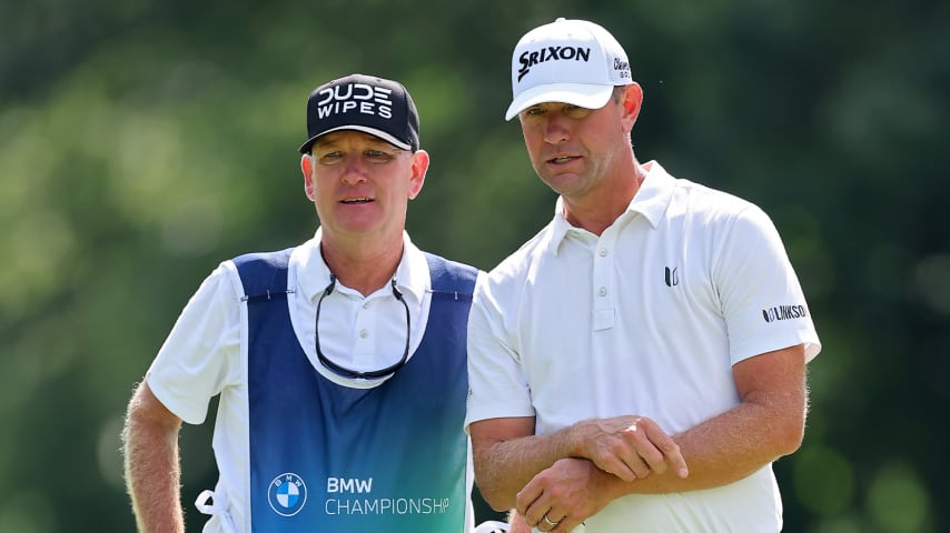 Lucas Glover's caddie signs DUDE Wipes partnership after sweat saga in Memphis