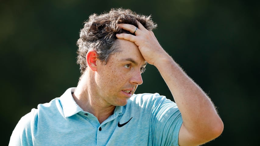 Rory McIlroy battles through injury, stays in contention at East Lake 