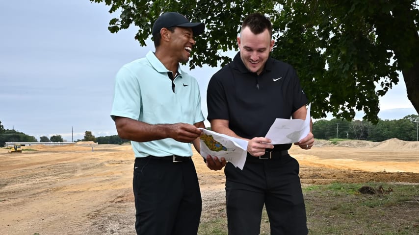 Tiger Woods, Mike Trout unveil routing for Trout National in New Jersey