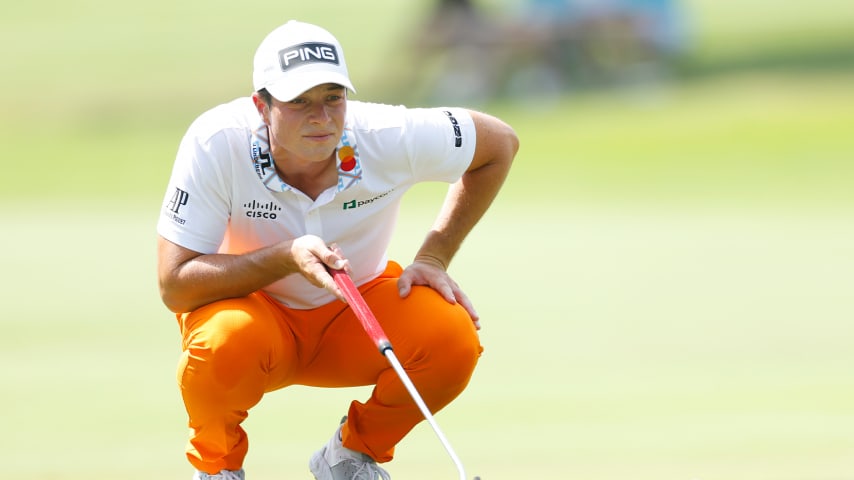 Viktor Hovland shines amid struggling field at East Lake