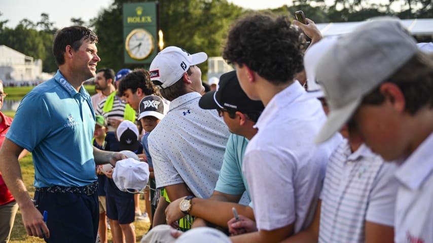 ATLANTA, GEORGIA - AUGUST 27:  during the final round of the TOUR Championship, the third and last event of the FedExCup Playoffs, at East Lake Golf Club on August 27, 2023 in Atlanta, Georgia. (Photo by Keyur Khamar/PGA TOUR via Getty Images)