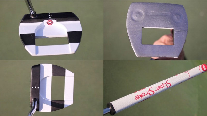 A look at Wyndham Clark's Odyssey Versa Jailbird putter. (GolfWRX)