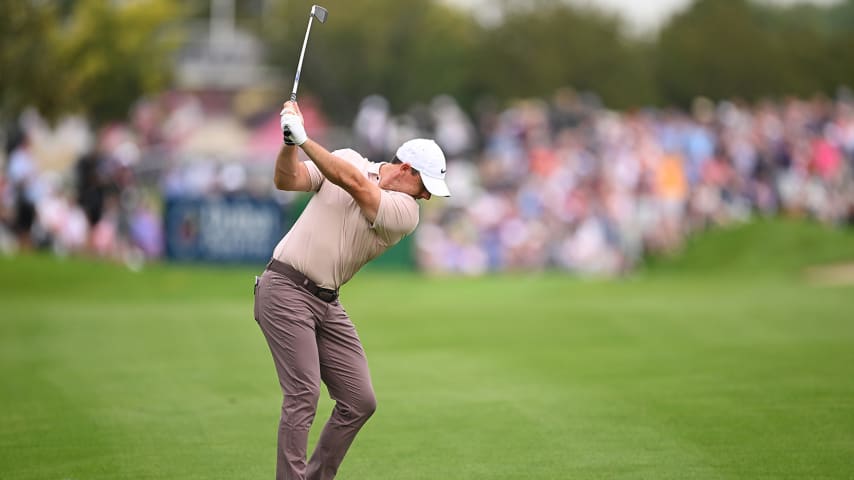 Lowry, McIlroy and Meronk make solid starts at Irish Open as Sharma takes first-round lead