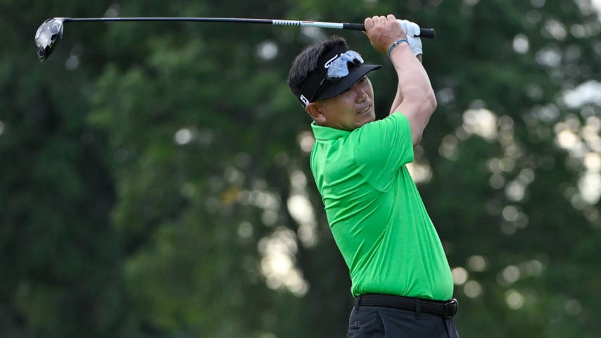 Y.E. Yang, Kevin Sutherland share the lead at 12 under at Ascension Charity Classic presented by Emerson