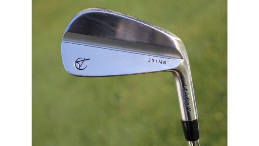 A closer look at Bryan's Takomo 301 MB blade iron. (GolfWRX)