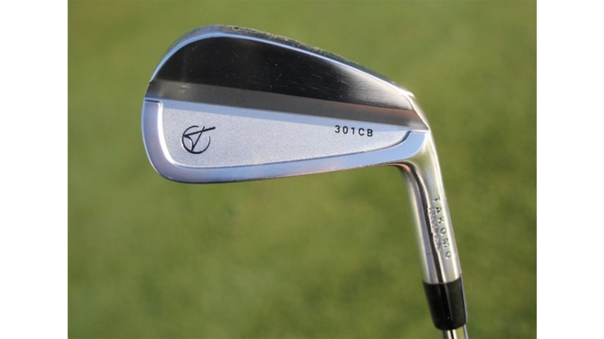 A closer look at Bryan's Takomo 301 CB blade iron. (GolfWRX)