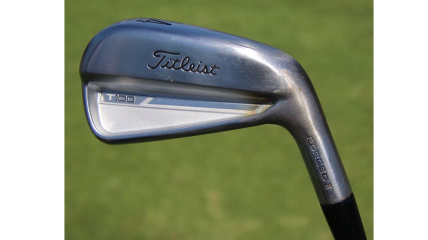 A closer look at Thomas' 4-iron. (GolfWRX)