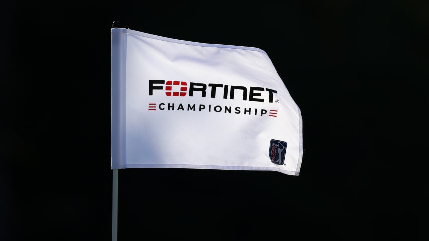 NAPA, CALIFORNIA - SEPTEMBER 16: A general view of a flag stick during the second round of the Fortinet Championship at Silverado Resort and Spa North course on September 16, 2022 in Napa, California. (Photo by Mike Mulholland/Getty Images)