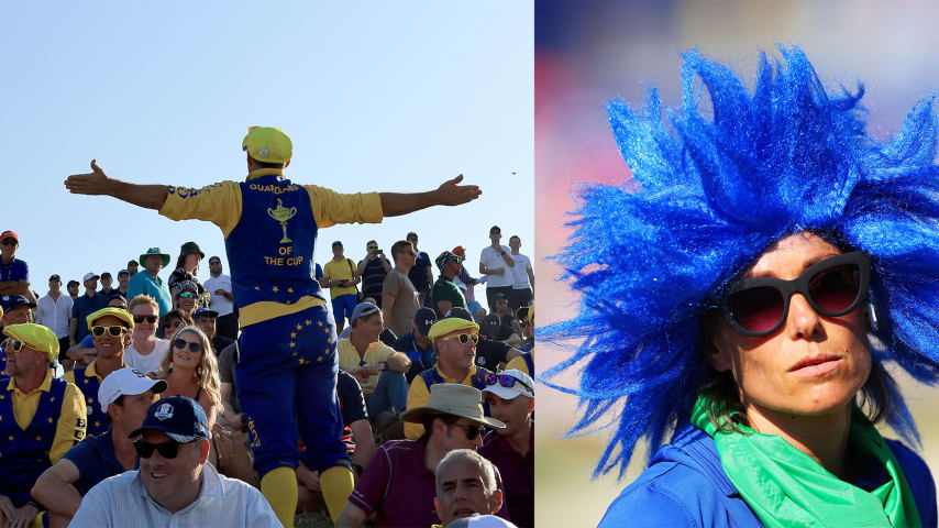 European fans at the 44th Ryder Cup. (Getty Images)
