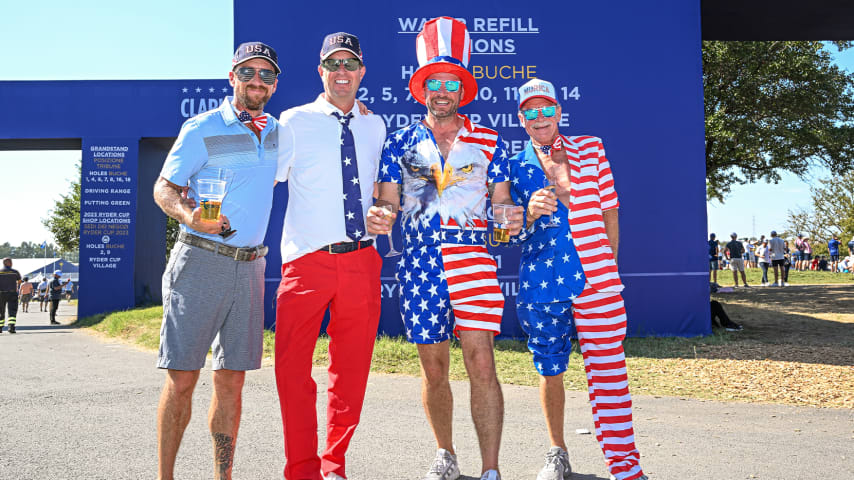 American fans at the 44th Ryder Cup. (Getty Images)