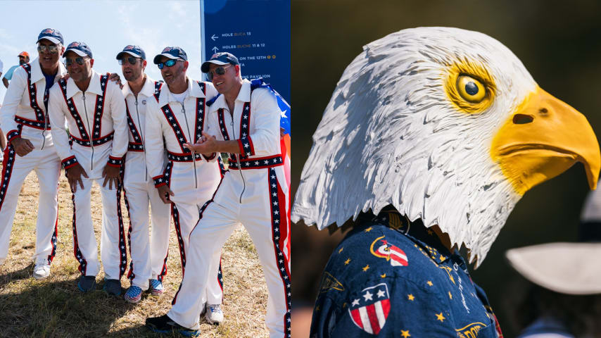 American fans at the 44th Ryder Cup. (Ryder Cup/X)
