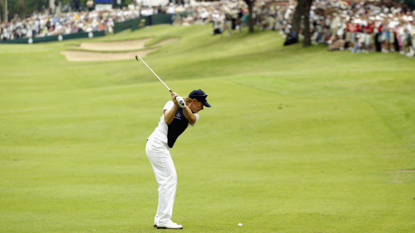 Annika Sorenstam at the Bank of America Colonial in 2003 (Getty images)