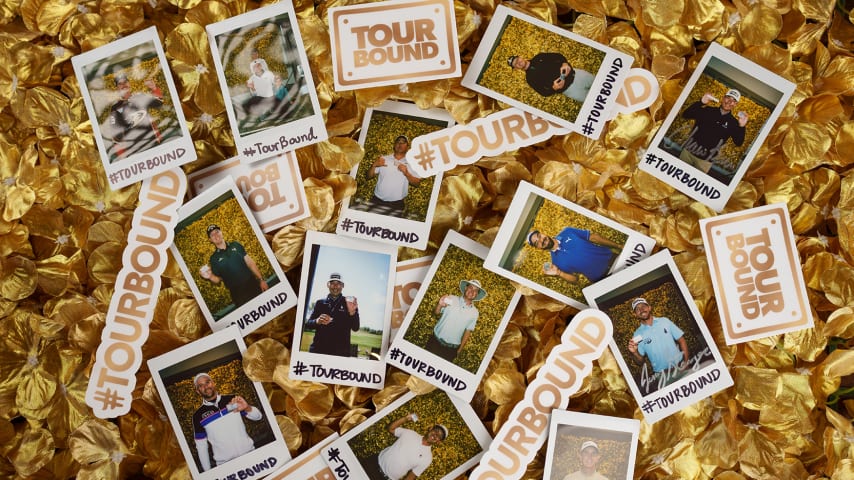 NEWBURGH, INDIANA - OCTOBER 08: A detailed view of polaroids at a studio shoot during the Korn Ferry Tour Championship presented by United Leasing and Finance at Victoria National Golf Club on October 8, 2023 in Newburgh, Indiana. (Photo by Andrew Wevers/PGA TOUR)