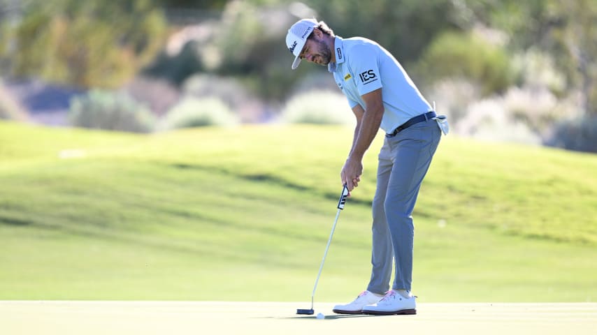 Lanto Griffin overcomes injury, putting woes to chase lead at Shriners Children's Open