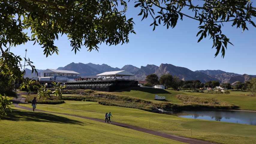 LAS VEGAS, NEVADA - OCTOBER 12: A general view of the course during the first round of the Shriners Children's Open at TPC Summerlin on October 12, 2023 in Las Vegas, Nevada. (Photo by Michael Owens/Getty Images)