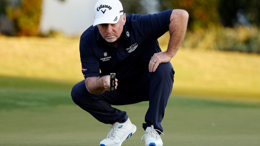 Rod Pampling takes a one-stroke lead over a trio of players entering the final round at SAS Championship
