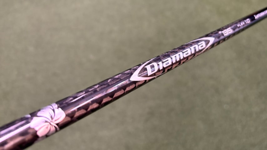 A look at the Mitsubishi Diamana P-135 putter shaft. (Courtesy of GolfWRX)