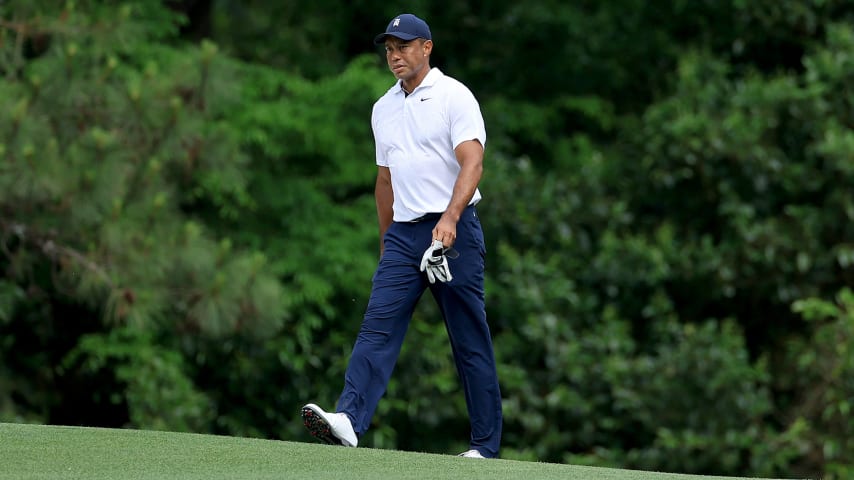 Tiger Woods says his right ankle is pain-free, rest of his leg still causing problems