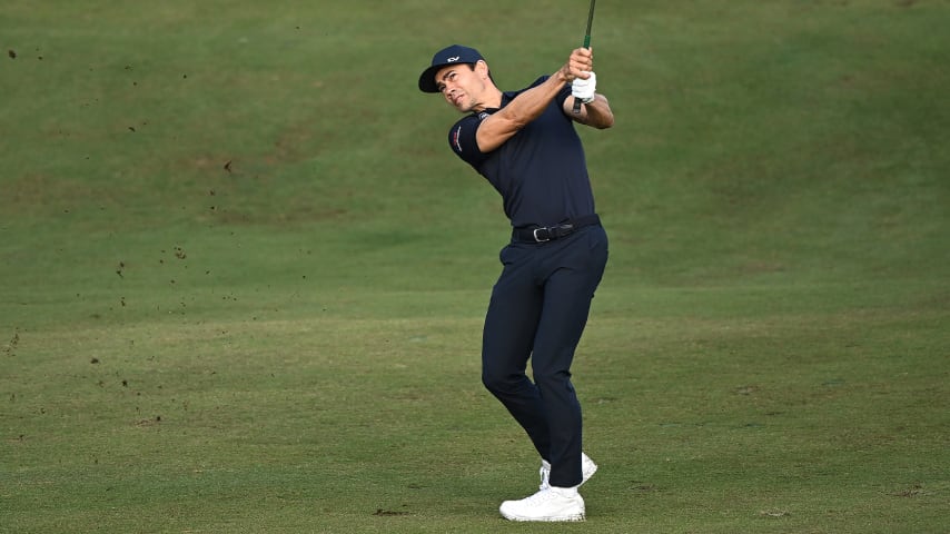 Camilo Villegas at the 2023 UNC Health Championship. (Grant Halverson/Getty Images)