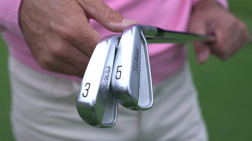 A look at Billy Horschel's Titleist T100 long irons. (PGA TOUR)