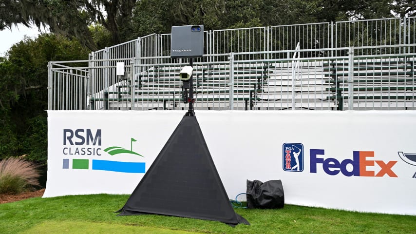 ShotLink solar panels at The RSM Classic (PGA TOUR)